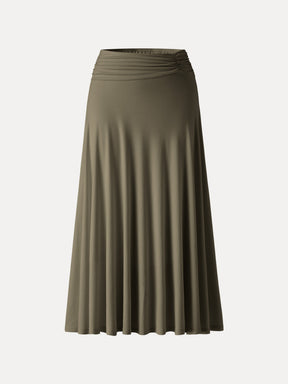 European Linen Flowy Vacay Maxi Skirt