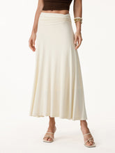 European Linen Flowy Vacay Maxi Skirt