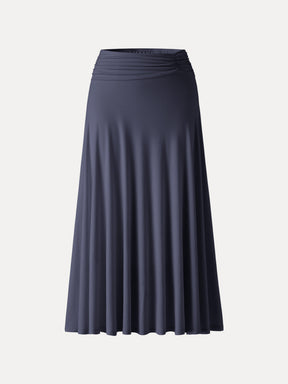 European Linen Flowy Vacay Maxi Skirt