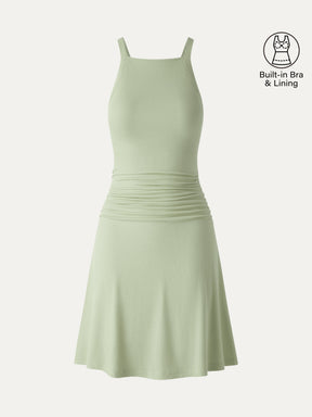 CoolTouch Square Neck Mini Bra Dress