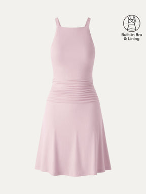 CoolTouch Square Neck Mini Bra Dress