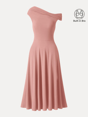 SkinKiss Multi-Wear Midi Bra Dress with Pockets
