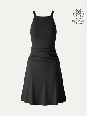 CoolTouch Square Neck Mini Bra Dress