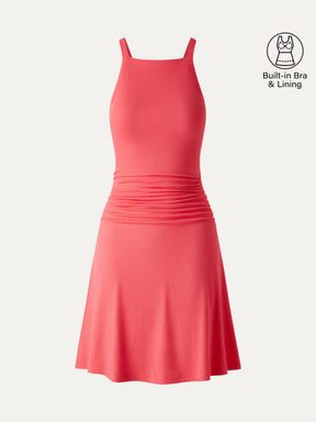 CoolTouch Square Neck Mini Bra Dress